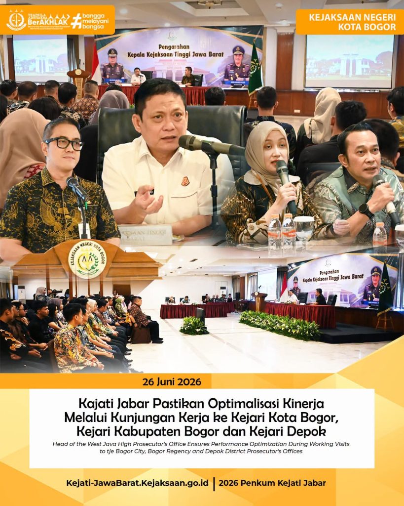 Kejaksaan Tinggi Jawa Barat Melakukan Rangkaian Kunjungan Kerja Di Wilayah Bogor Dan Depok
